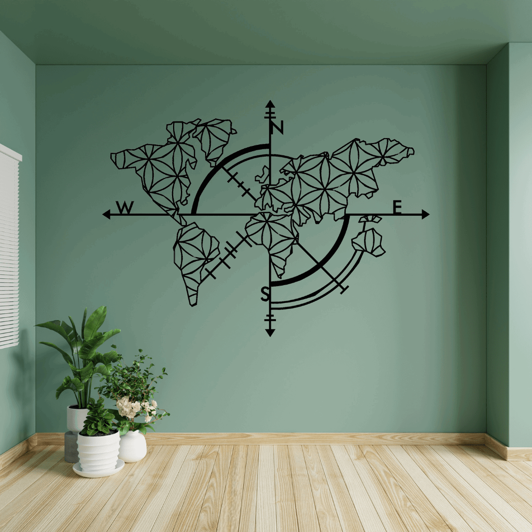 Geometric World Map - MECC